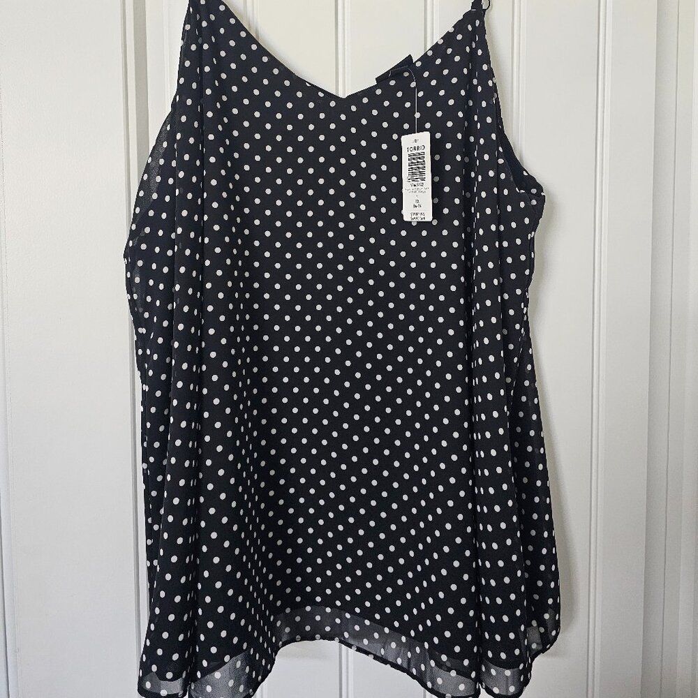NWT Torrid Polka Dot Swing Tank 1X
